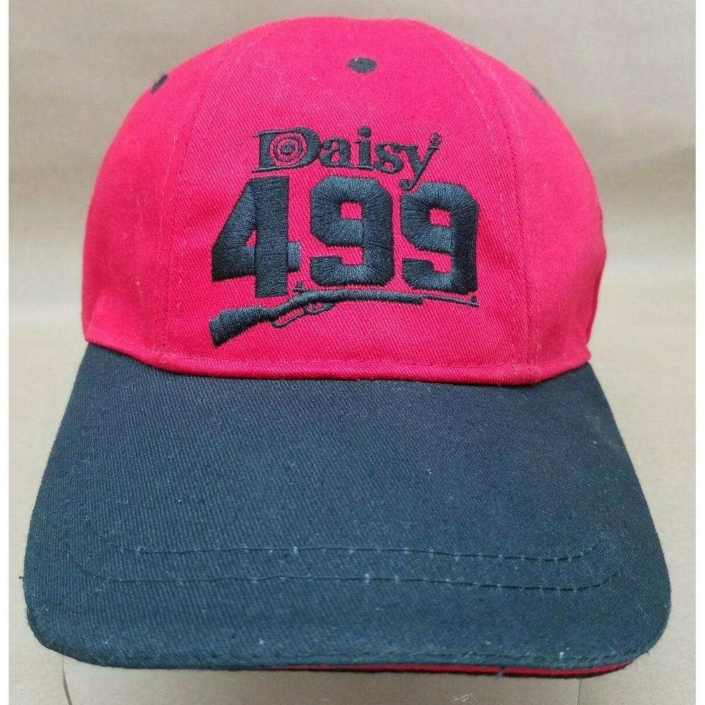 Daisy 499 BB Guns gun - Hat Cap - - Red Black - Adjustable
